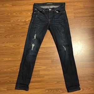 Express Super Skinny Mid Rise jeans